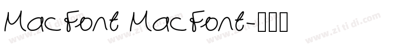 MacFont MacFont字体转换
